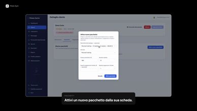 Anteprima video: creazione di un pacchetto a sedute dal catalogo